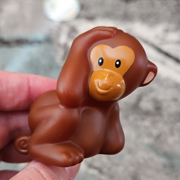 Little People Other - Fisher-Price Little People brown monkey toy figure